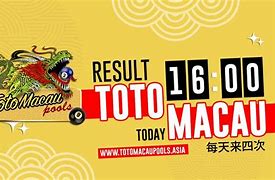 Toto Macau 4D Hari Ini Live Draw